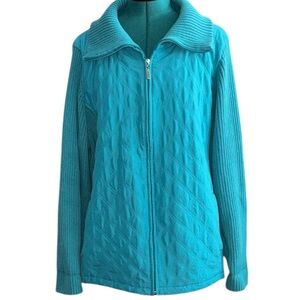 Croft & Barrow Quilted Sweater